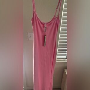 Skims Soft Lounge dress in Bubblegum